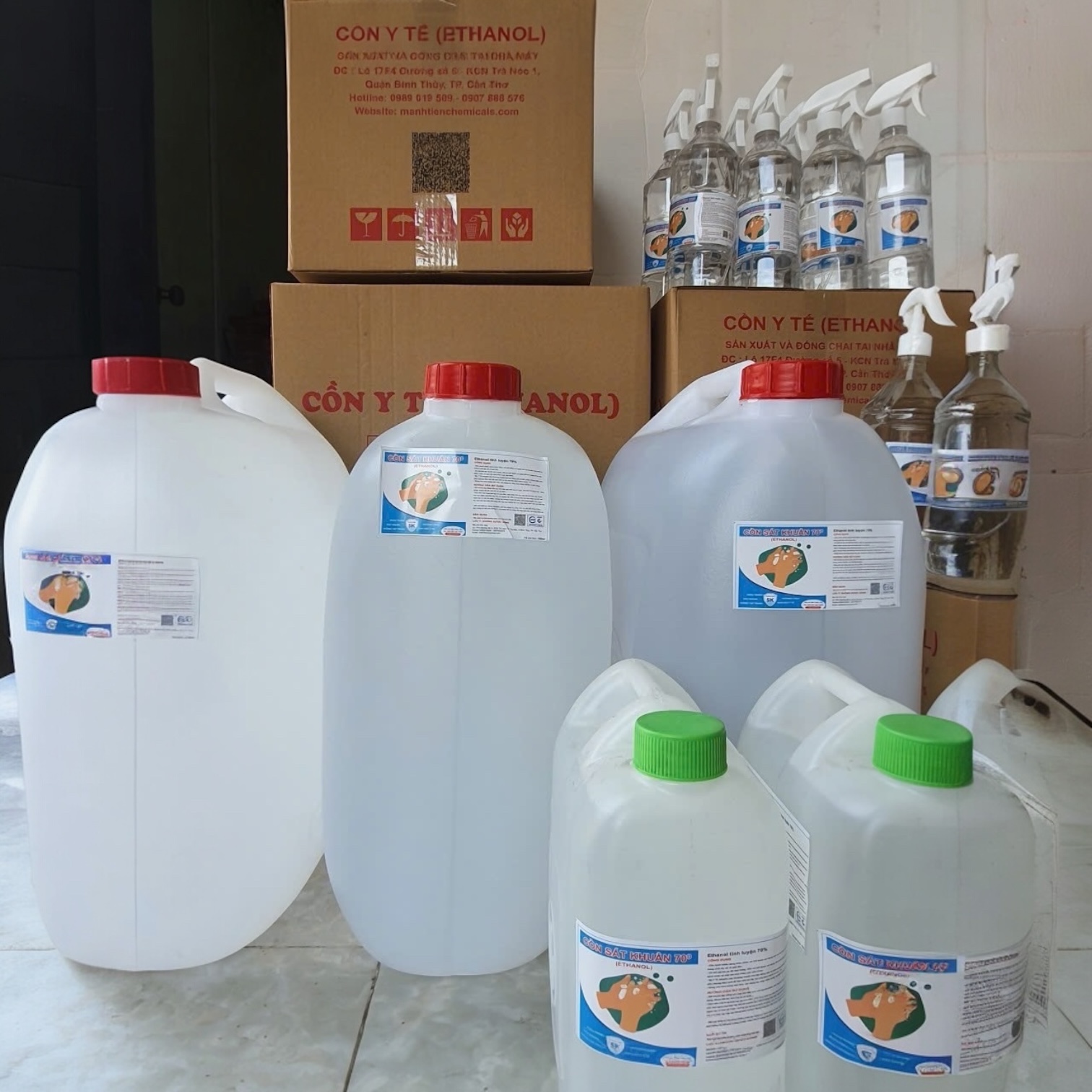 Cồn y tế ethanol 70 độ